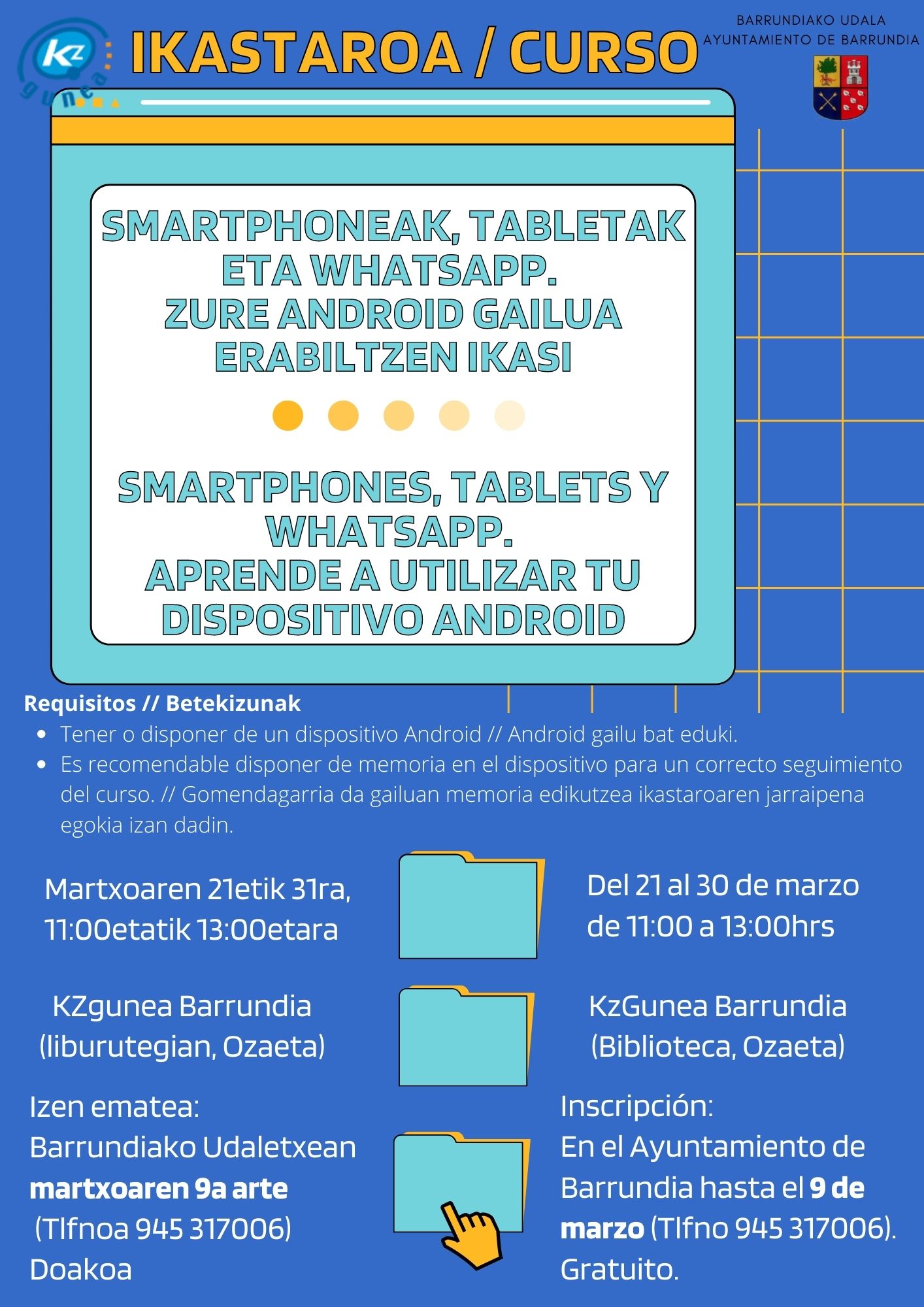 Curso: Smartphones, tablets y whatsapp